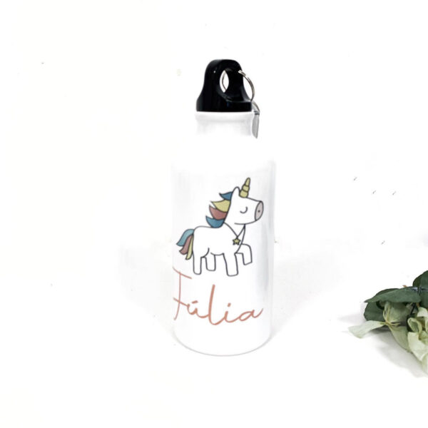 Botella de agua personalizada - Regala bonito - Nube de caramelo