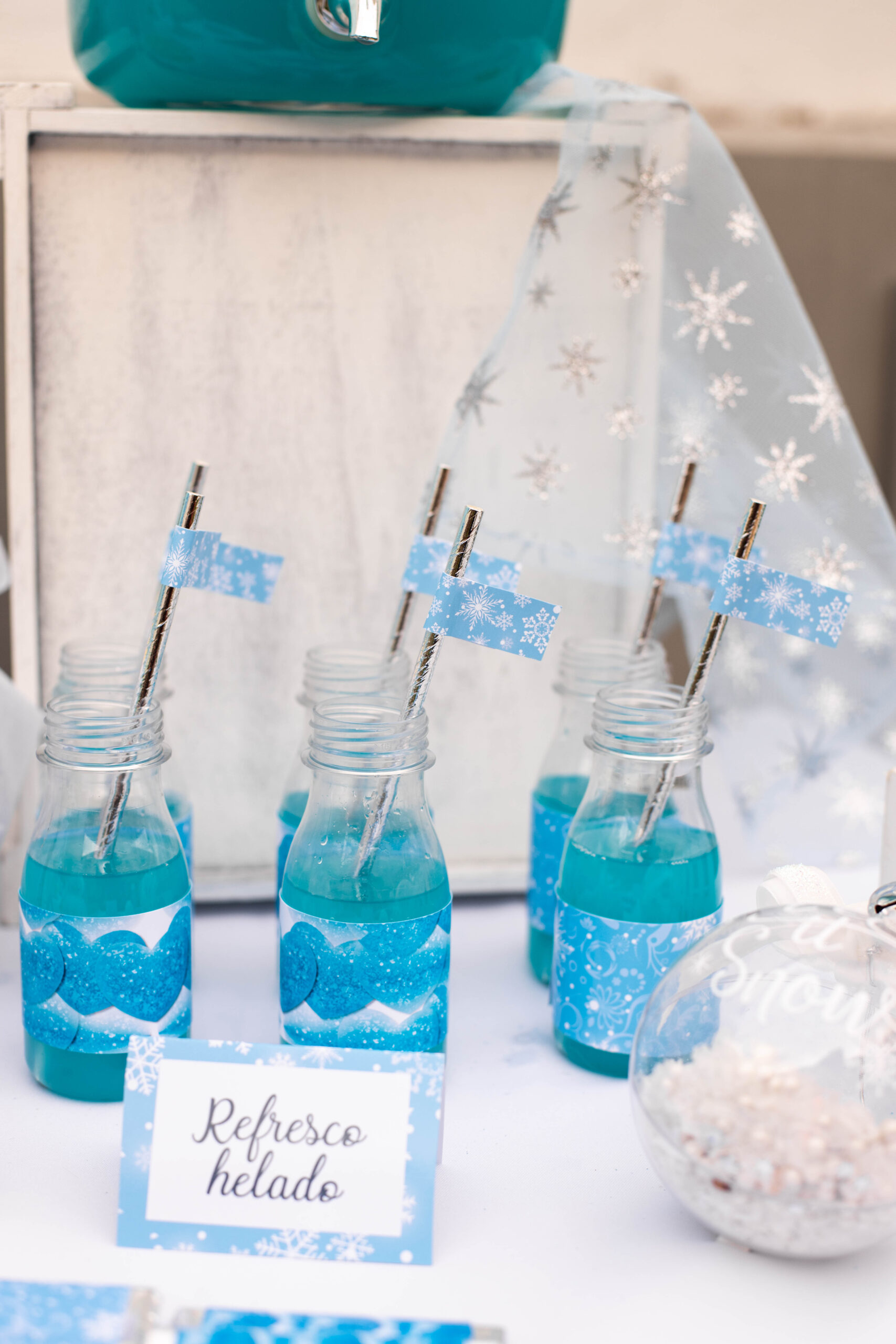 Kit de suministros de decoración de fiesta de cumpleaños de Frozen,  decoraciones de fiesta de cumpleaños